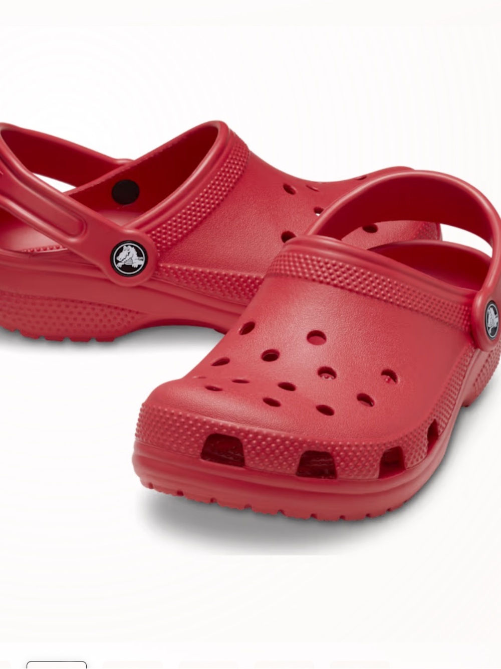 CROCS Kids Classic Clog in Varsity Red